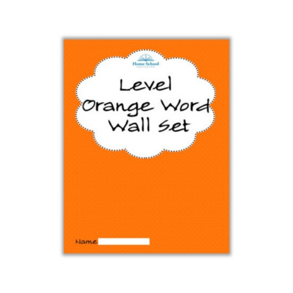 Language Arts Level Orange Word Wall Set for Grade 1