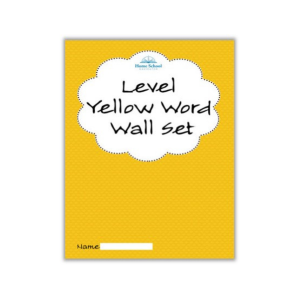 Language Arts Level Yellow Word Wall Set for Grade 2