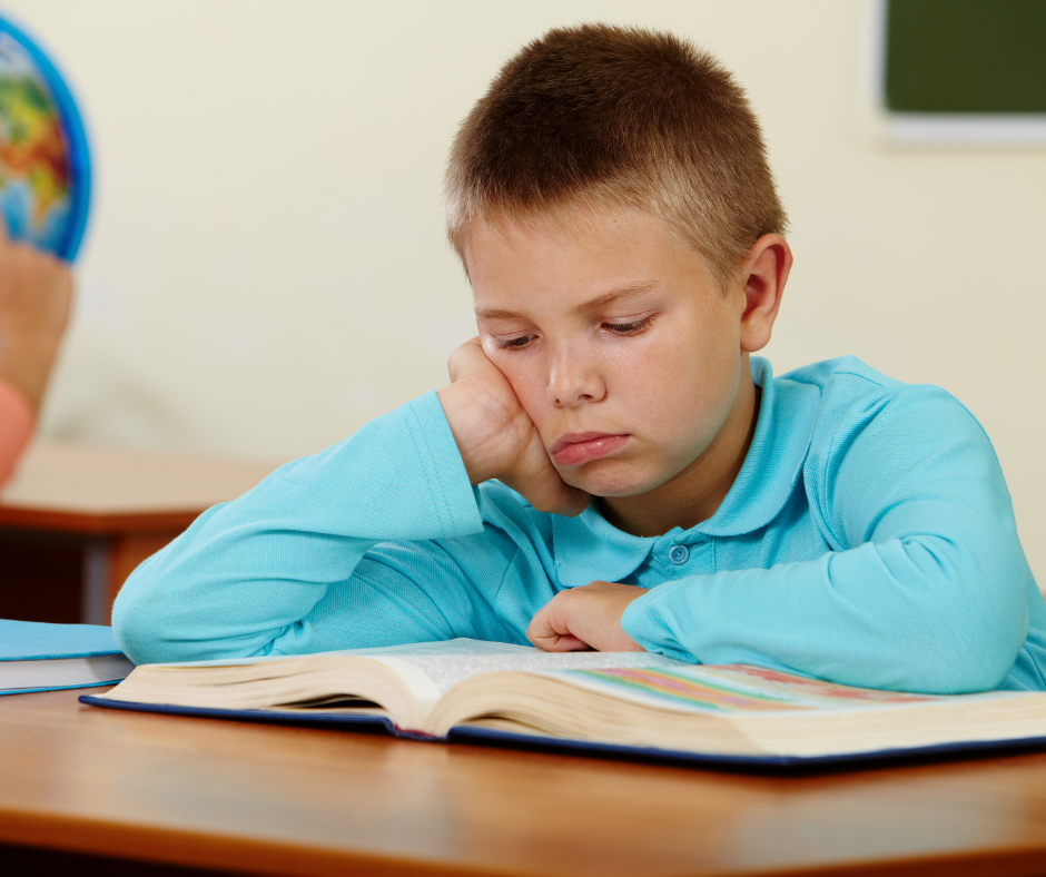 5 signs of a reading problem